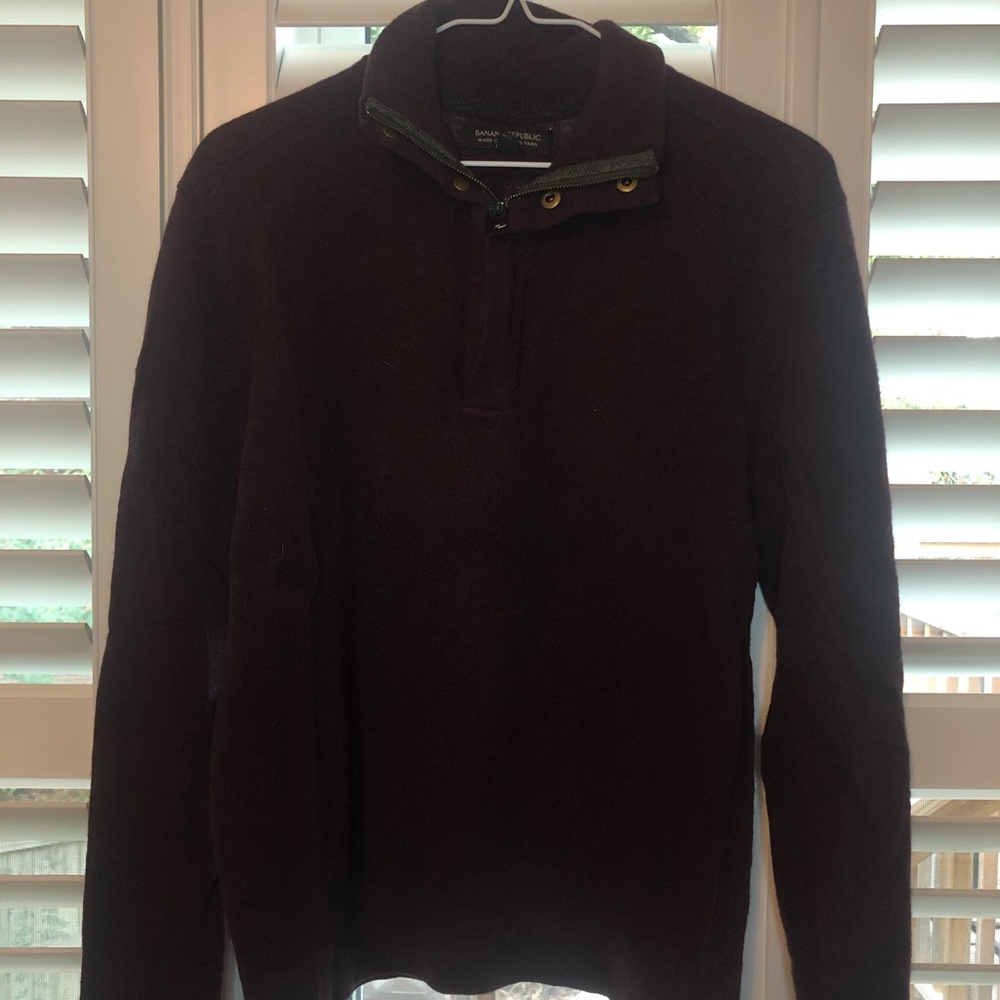 Merlot colored Banana Republic Sweater
